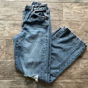 Garage wide leg jeans.